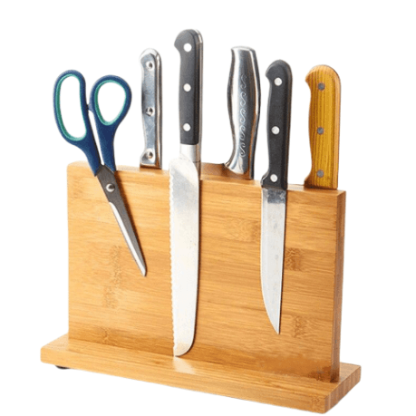 Gardenix Decor Porte-couteaux magnétique en bois pour porte-couteaux,  ciseaux, ustensiles en métal - noyer, 8,9 po x 8,7 po et Commentaires -  Wayfair Canada