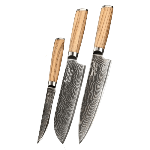 Set 3 couteaux cuisine traditionnel | Nekketsu