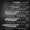 Set de Couteaux Japonais Forgé